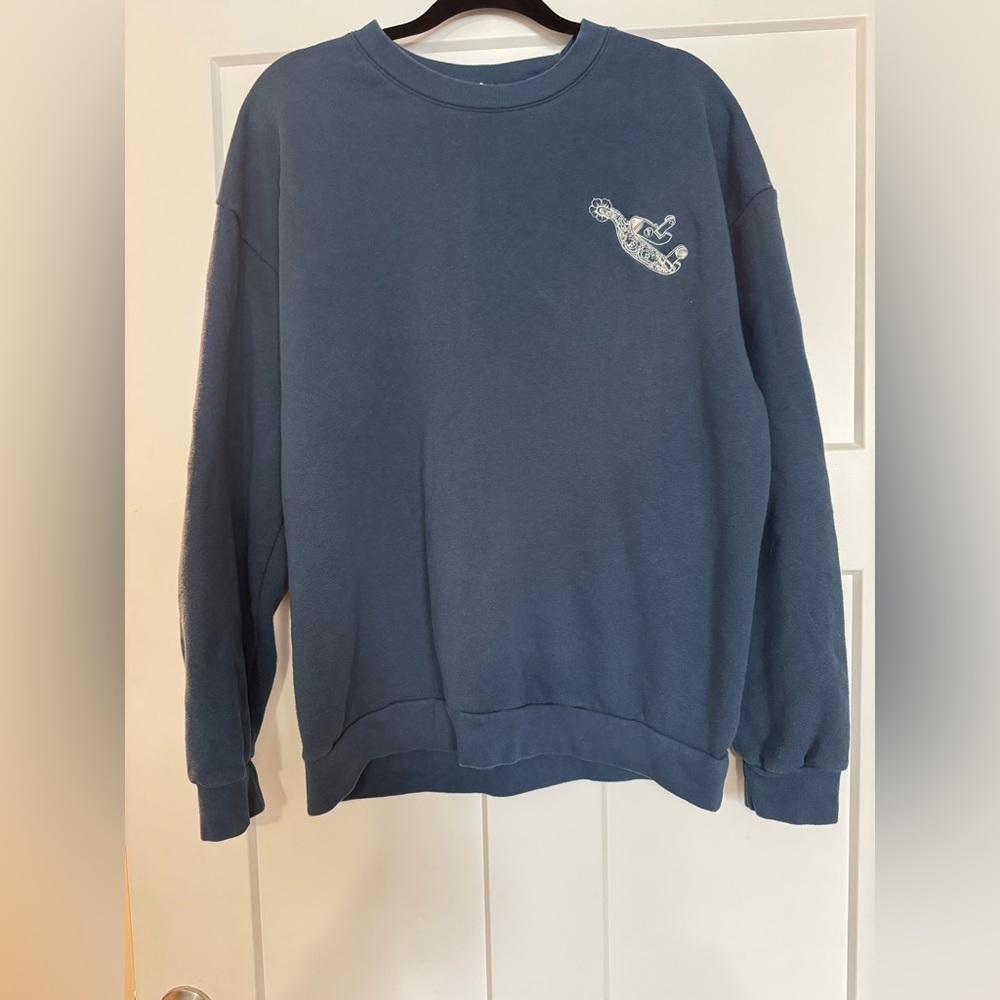 Blue Spur Crewneck Sweater